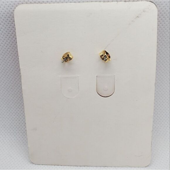 NWT Bonaluna White, Black, & Gold Dangling Earrings - Picture 6 of 6
